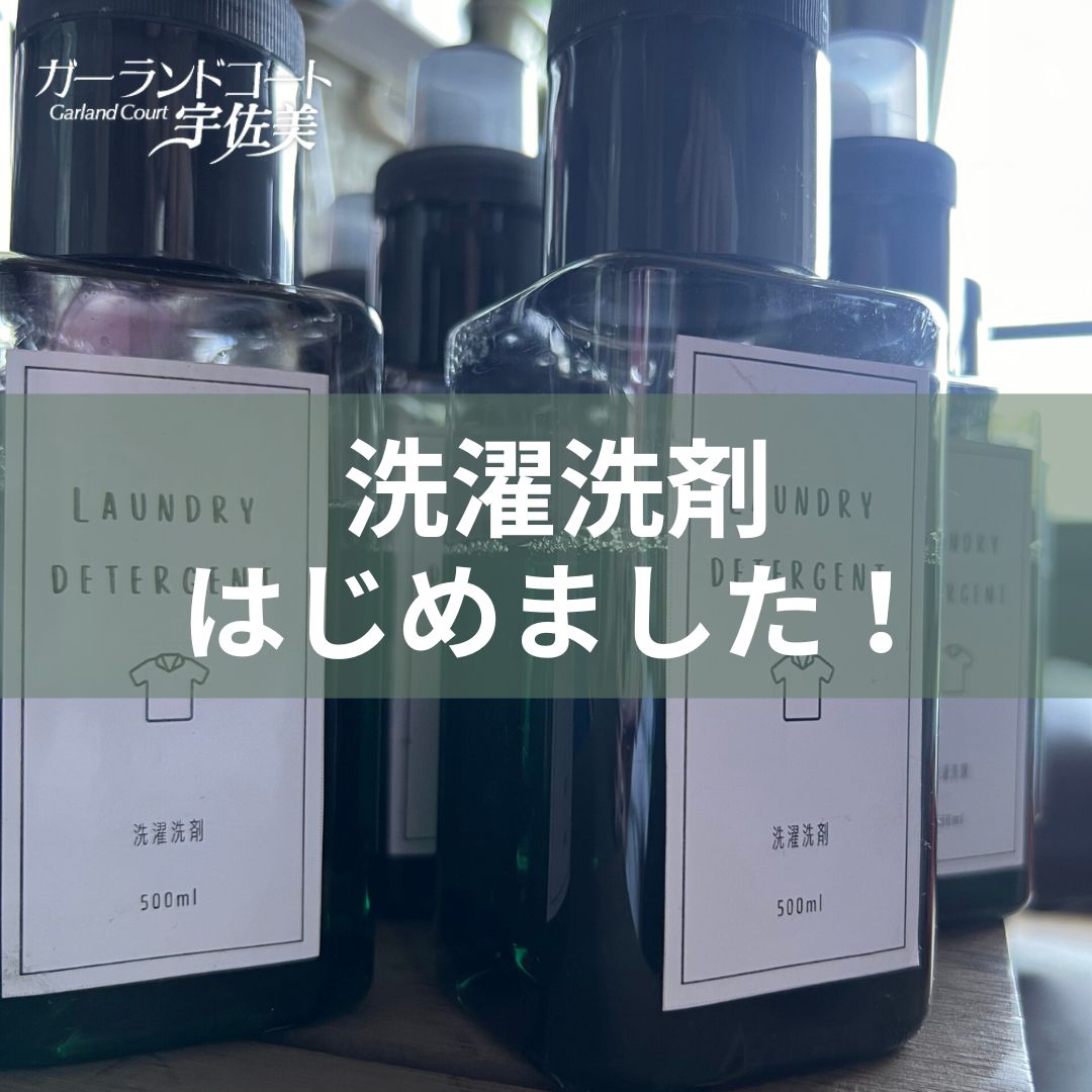 【夏の連泊に朗報】洗濯洗剤はじめました！快適な宇佐美ステイを応援